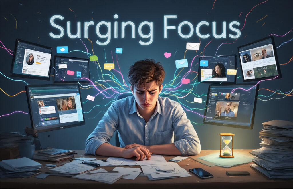 Surging Focus: Mind-blowing Digital Distractions Revealed Now
