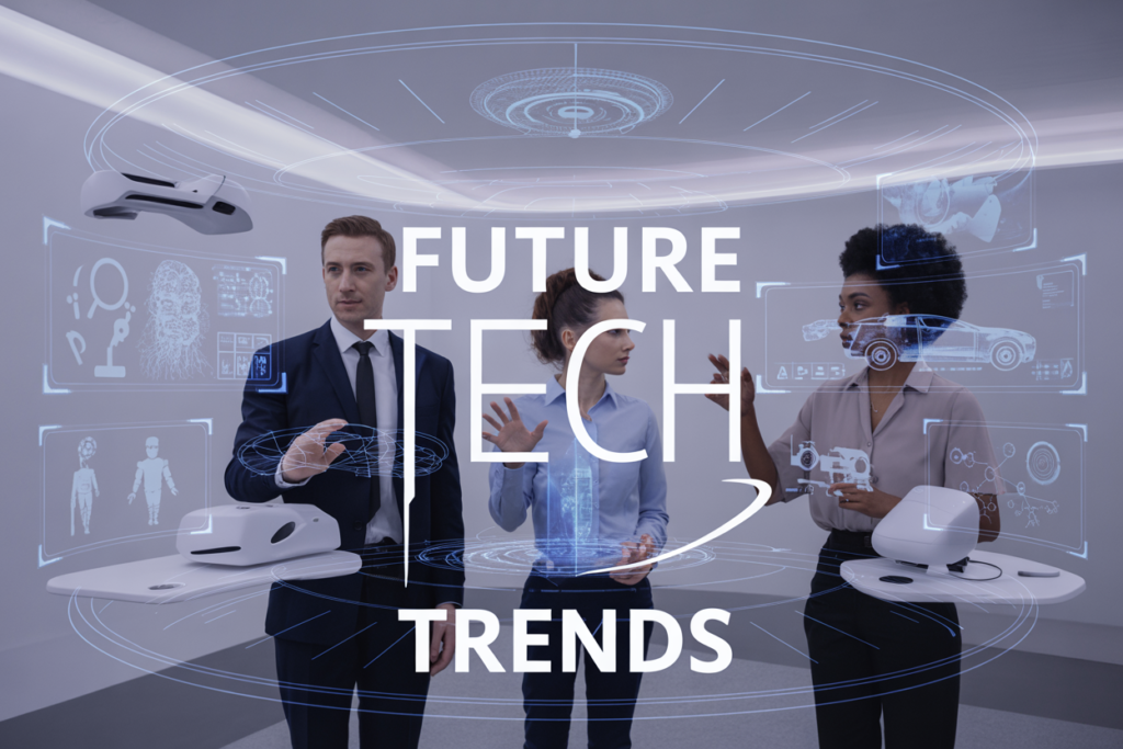 future technology trends, AI machine learning applications, smart devices IoT, autonomous vehicles transportation, virtual reality augmented reality, biotechnology human enhancement, emerging tech 2024, digital transformation daily life, next generation computing, smart home technology