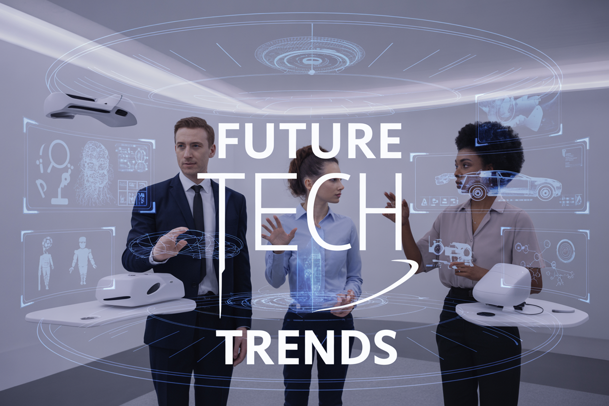 future technology trends, AI machine learning applications, smart devices IoT, autonomous vehicles transportation, virtual reality augmented reality, biotechnology human enhancement, emerging tech 2024, digital transformation daily life, next generation computing, smart home technology